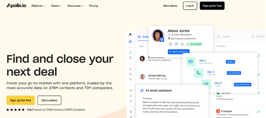 Apollo: Dein KI-Goldgräber für B2B-Kontakte
