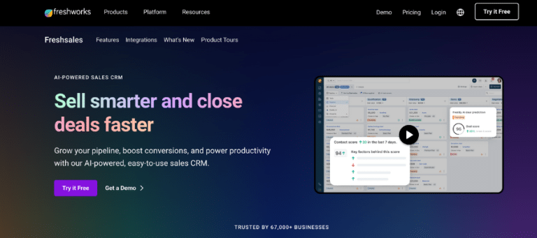 Freshsales: Deine KI-gesteuerte CRM-Lösung