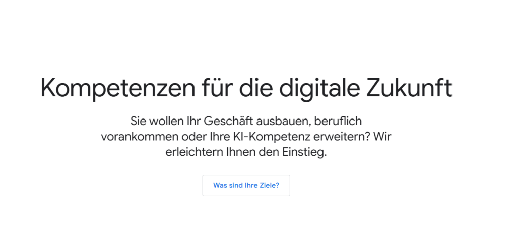 Google Zukunftswerkstatt