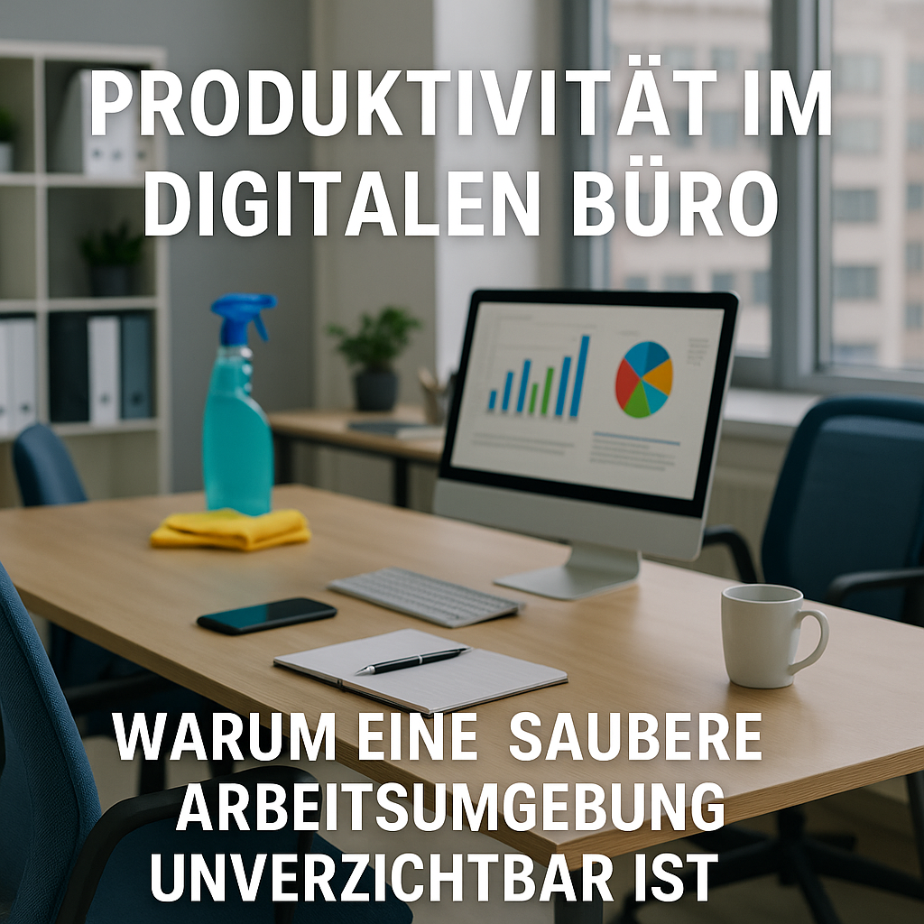 Produktivität im digitalen Büro – Warum eine saubere Arbeitsumgebung unverzichtbar ist